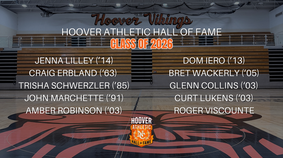 Hoover Athletic Hall of Fame Class of 2026